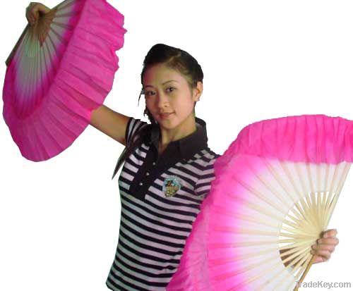 silk dancing fan
