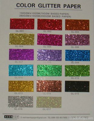 glitter paper