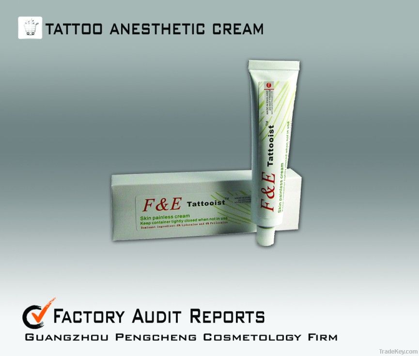 Topical anethetic cream- F&amp;E TATTOOIST Numbing CREAM-30G