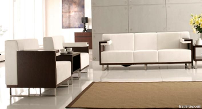 modern office leather sofa