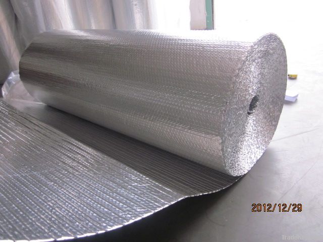 plastic bubble wrap with aluminum foil building insulation