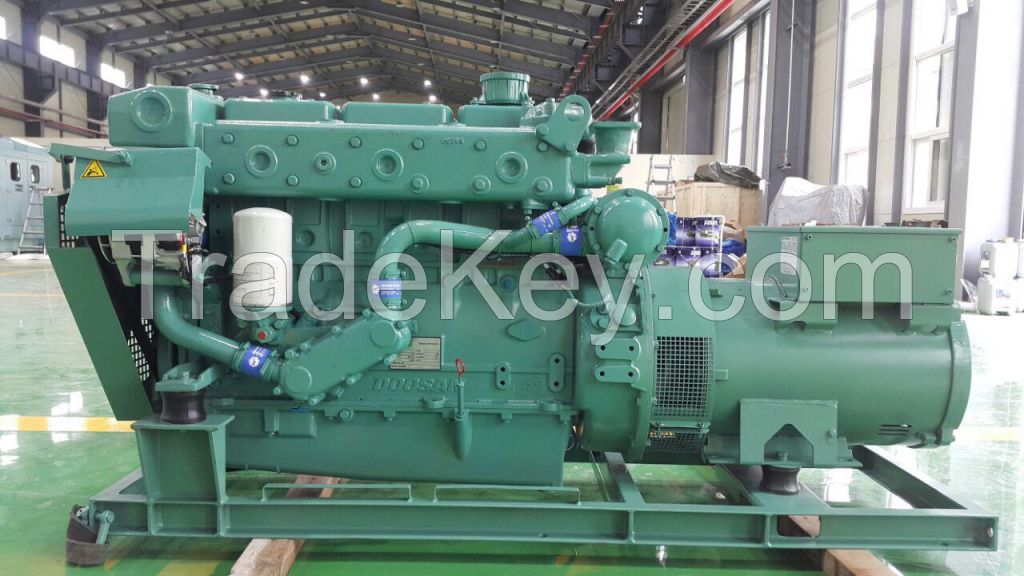 104KW DIESEL GENERATOR SET (Doosan Engine + Marelli Alternator)