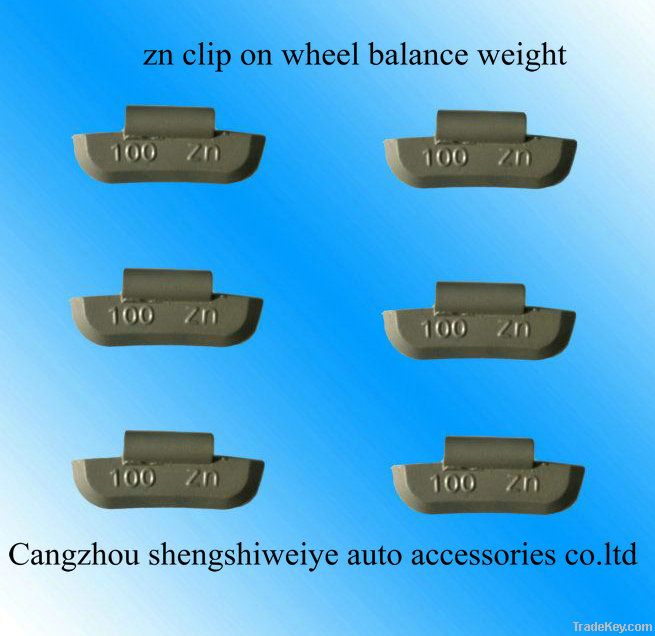 zn clip on wheel weight