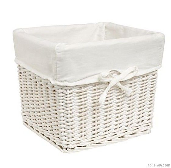 antique wicker laundry baskets