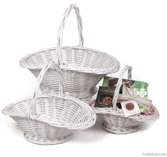 beautiful wicker basket for gift