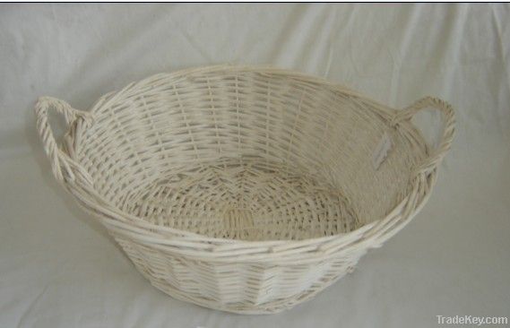 hand-made wicker basket for fruit