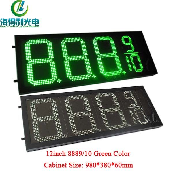  12inch 7 segment led display 4 digit