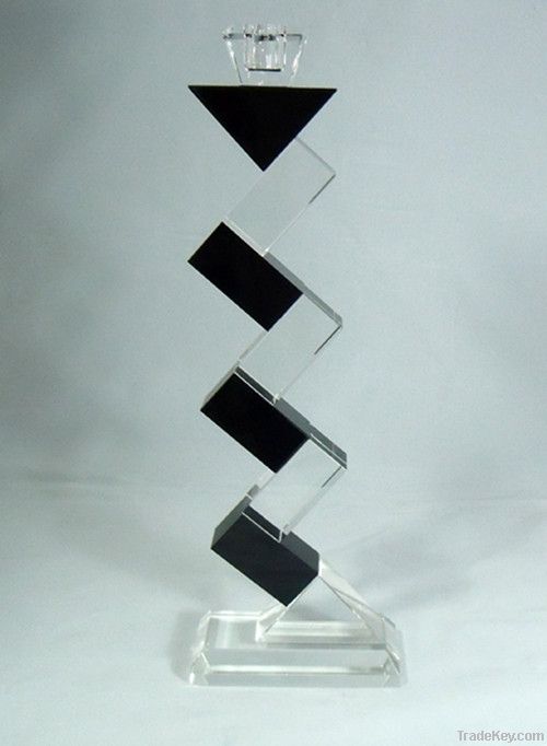 Top grade crystal candle holder