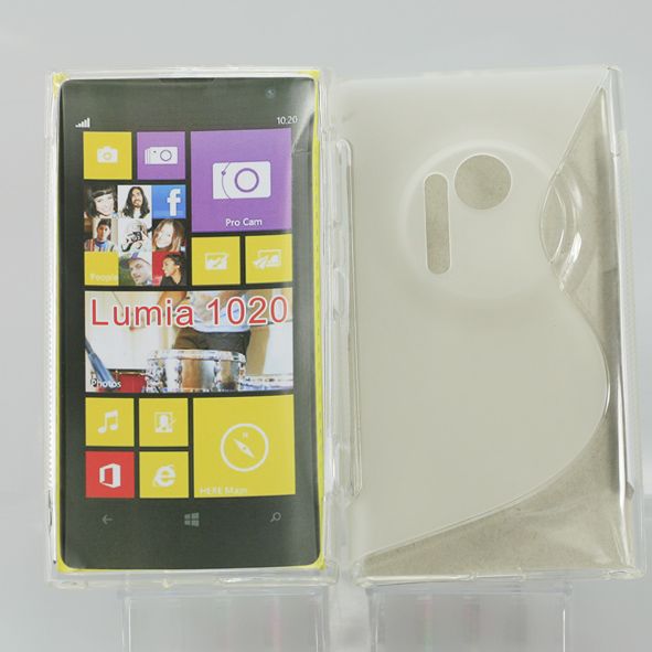 S-line&high quality TPU Case Gel soft Skin Casefor Nokia Lumia 1020