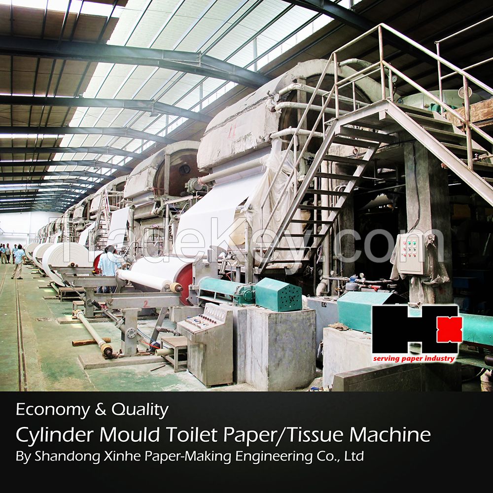 Tissue paper making machine