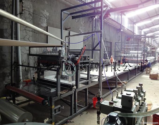 FRP bead surface energy-saving daylighting board production line