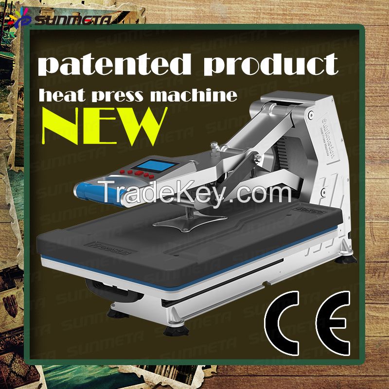 Sunmeta New arrival sublimation t-shirt printing heat press machine, hot stamping machine 