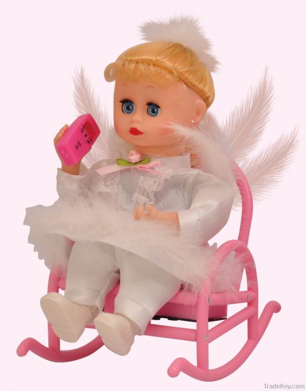 Angel Baby Doll, Girl Doll, Plastic Toy