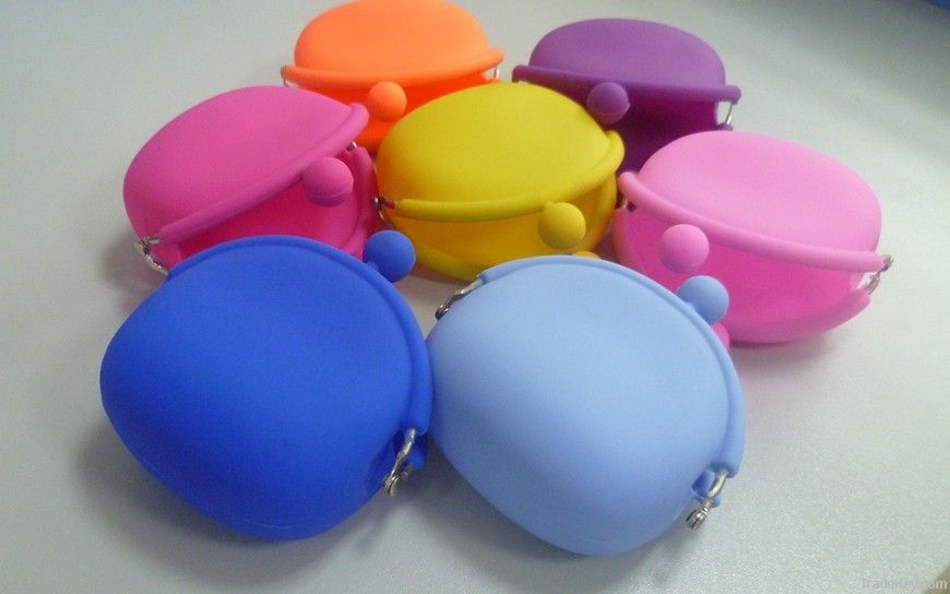 HOT SELL mini silicone coin bag/purse for women