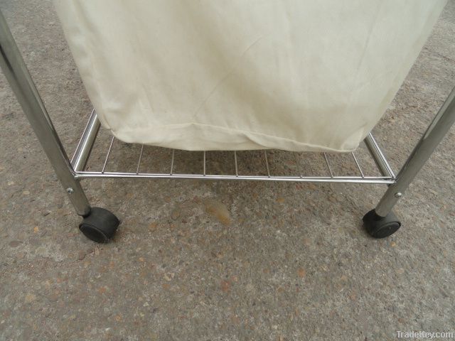 stainless steel tube   laundry cart