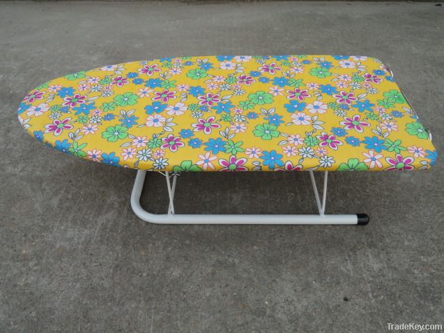 Table top wooden ironing board