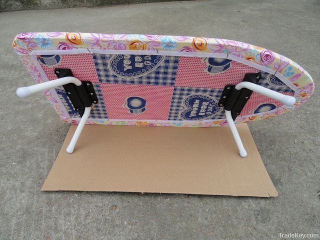 Table top wooden ironing board