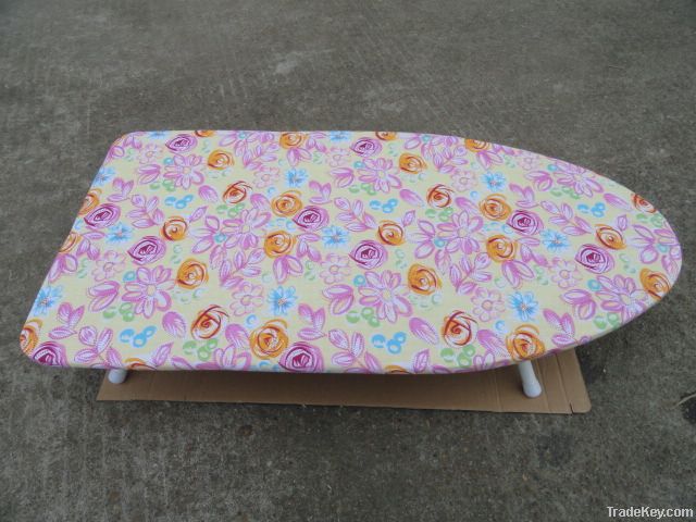 Table top wooden ironing board