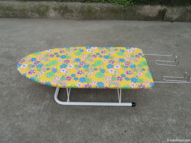 Table top wooden ironing board