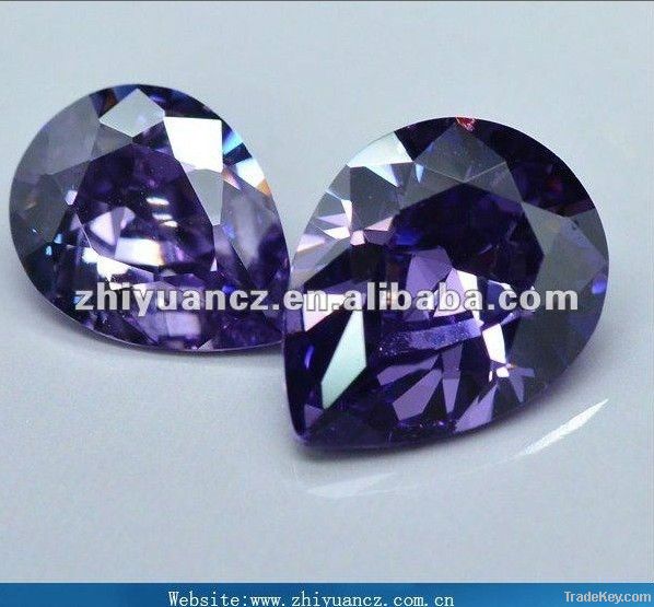 Good luck purple pear gemstones