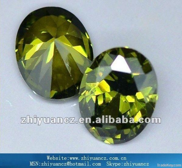 Hot sales 7*9 Oval emerald precious stone