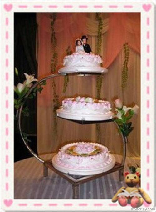 3 tier metal cake stand for wedding