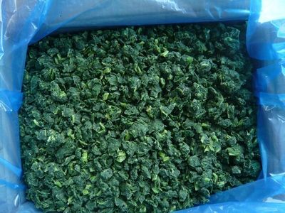 spinach quick frozen machine