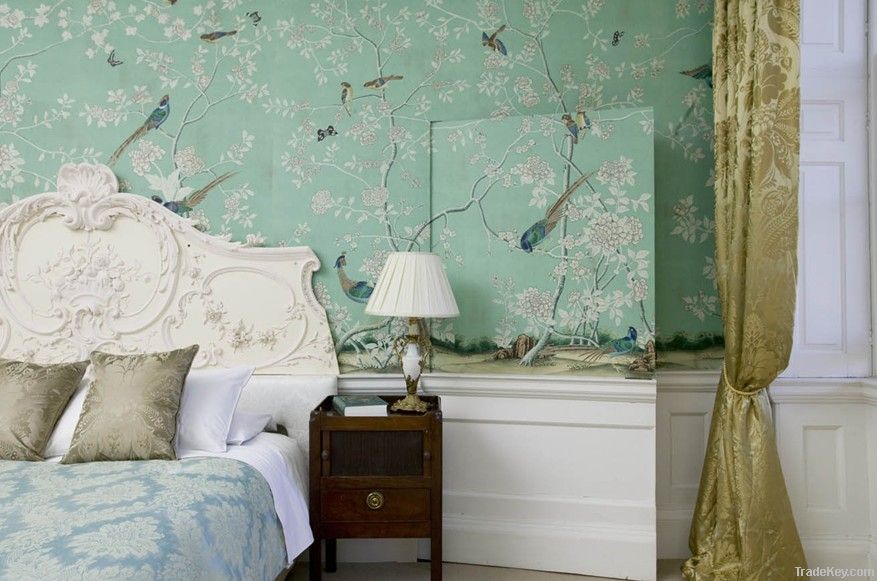 hand-painted wallpapers