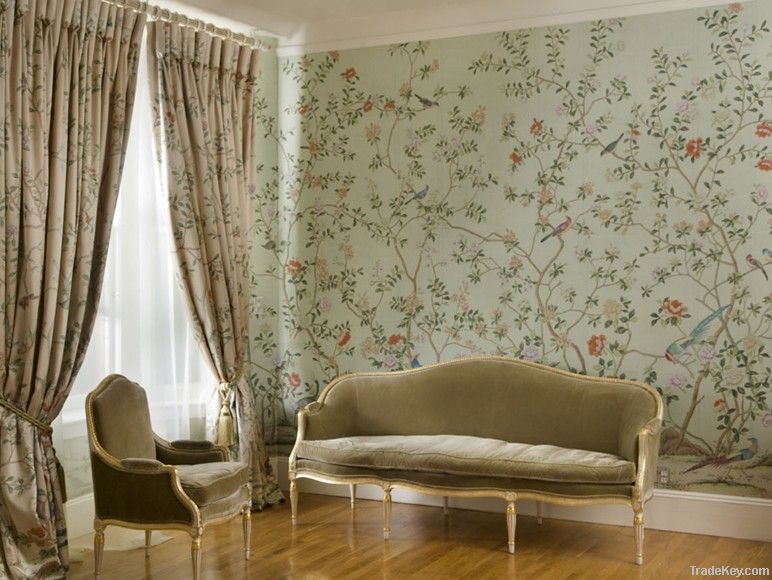 hand-painted wallpapers
