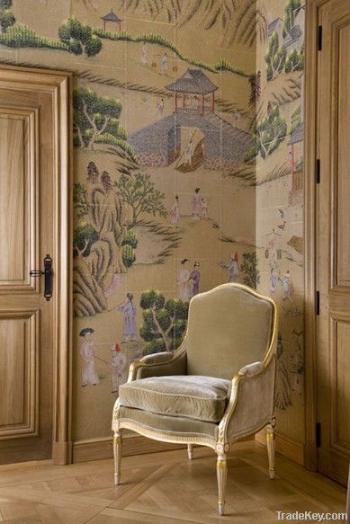 hand-painted wallpapers