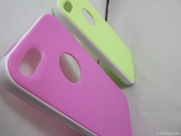 TPU and PC bumper hyberid case for iphone5 fashionable new design case