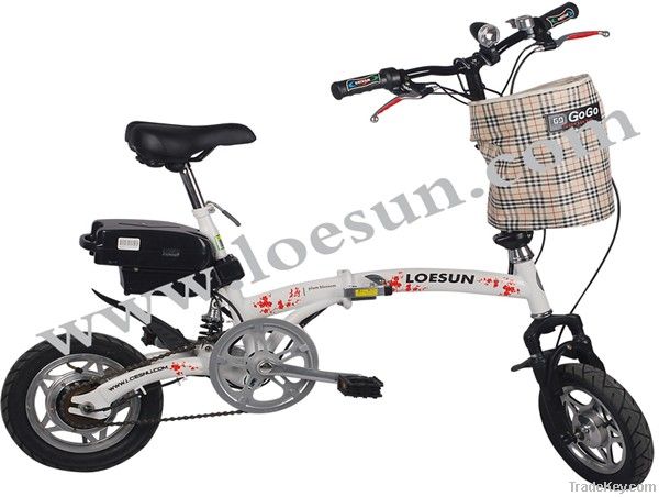 250W Lithium Battery Brushless Foldable Bike