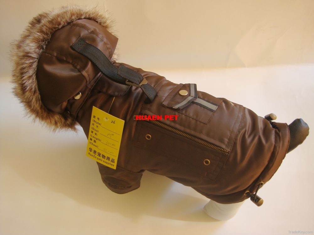 Pet/Dog winter water proof apparel outerwear coat Snowsuits Jacket