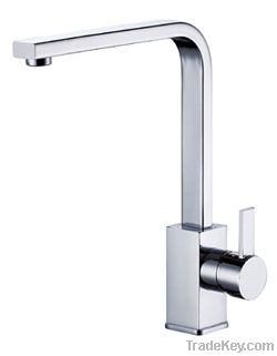 Square googse neck kitchen faucet