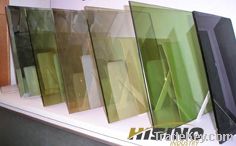 Tinted Reflective Glass