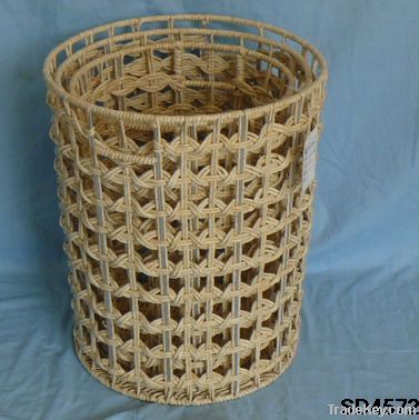 pvc, willow, paper string  baskets