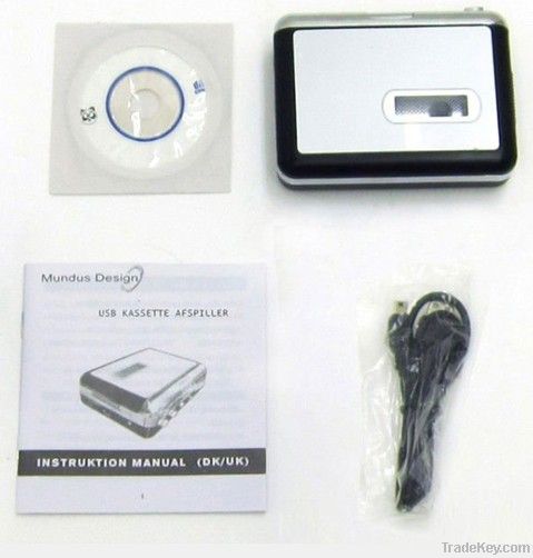 USB tape to MP3 PC converter cassette player