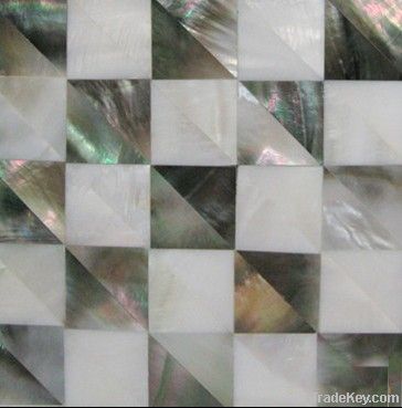 Shell mosaic tiles