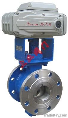 Electric V-type Cutting Ball Valves