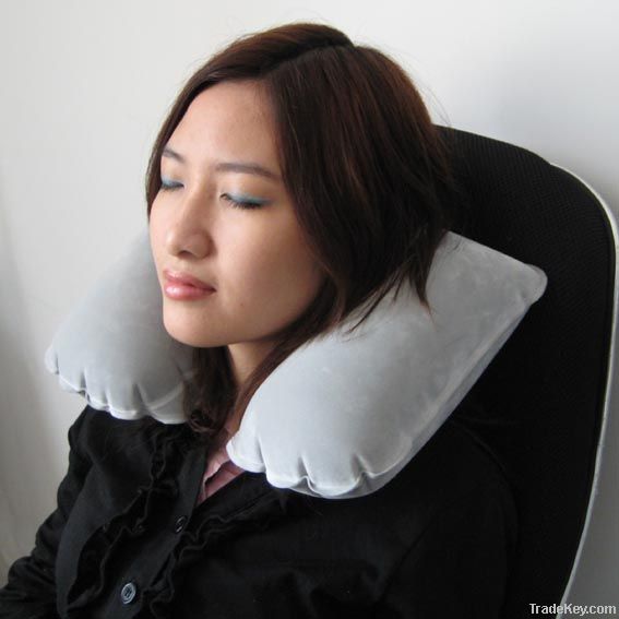 inflatable U-shape travel pillow