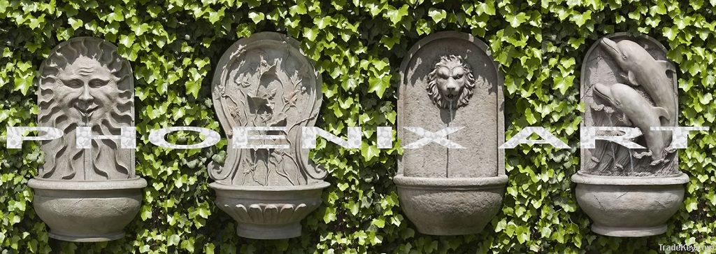 Carved Marble Wall Fountain in China