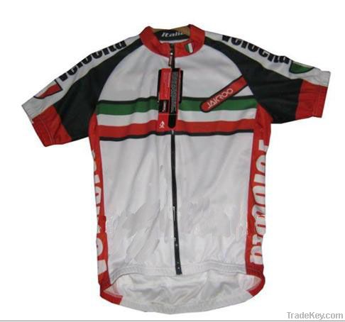 Cycling Jersey with Digital Sublimation Printing and Quick Drying