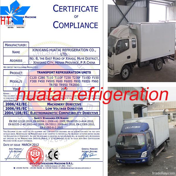 truck accessory, truck refrigeration unit