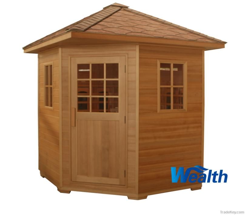outdoor FIR sauna