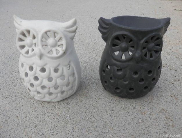 Hello-owl    candle holder   