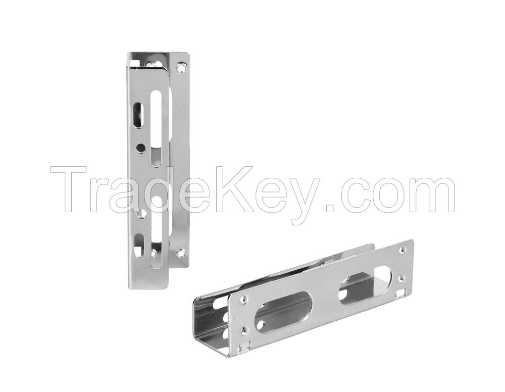 Dual 2.5" to 3.5'' Hard Drive Bay Metal HDD/SSD Mounting Bracket Adapter Holder