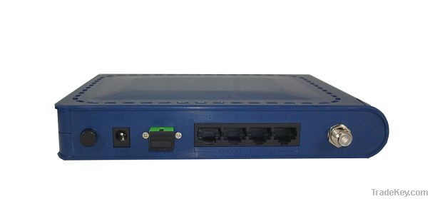 EPON/GEPON ONU with 4FE ethernet ports+1 CATV