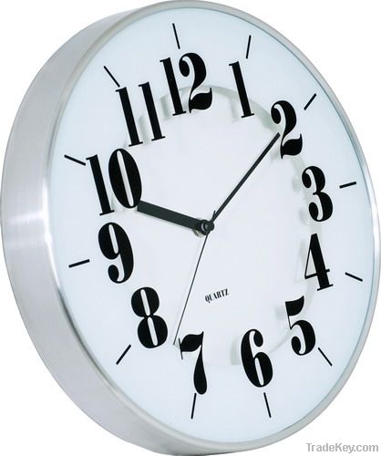 Super Slim Aluminum Wall Clock