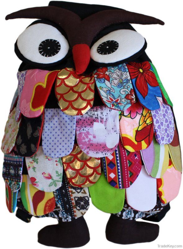 Owl shoulder hand bag