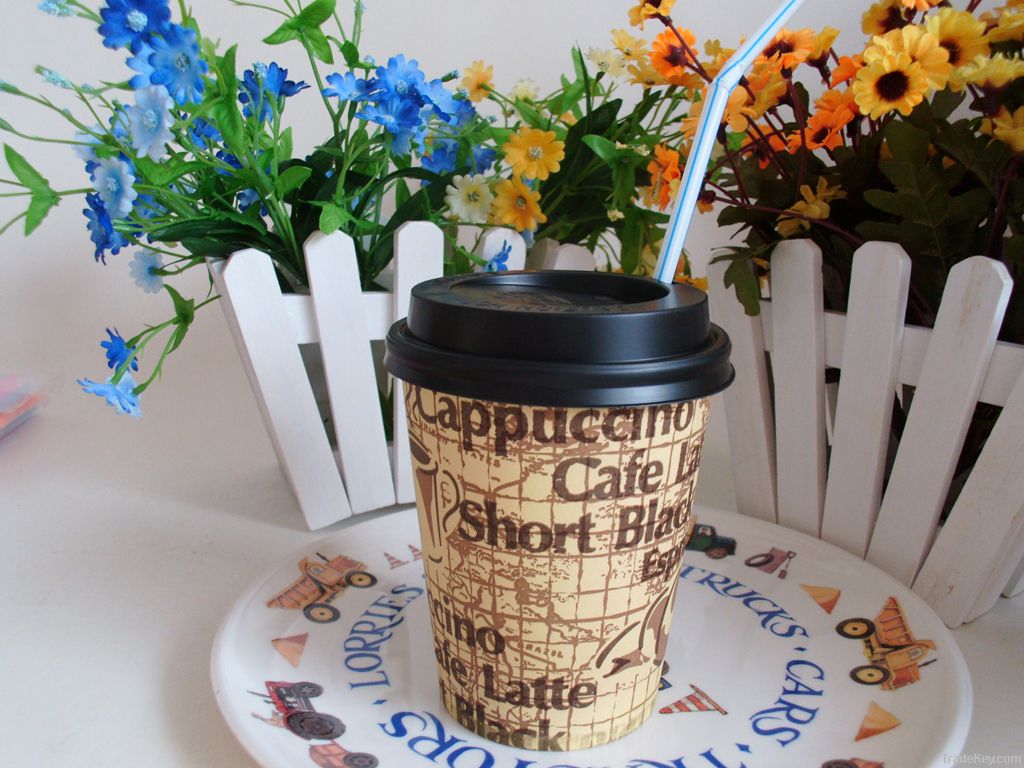 8OZ single wall coffee cup